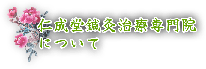 仁成堂鍼灸治療専門院について